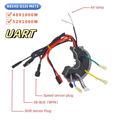 bafang bbshd controller 48v 52v 1000w new upgrade replacement electric bicycle mid drive motor controller for bbshd e bike conversion kit