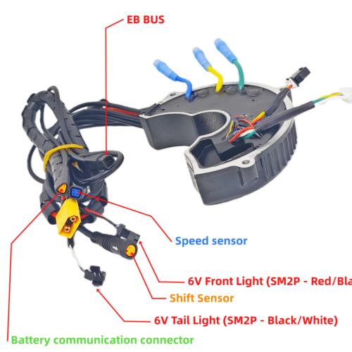 can bus version controller 500w 750w fit bafang g340 m315 bbs02b mid drive e bike motor