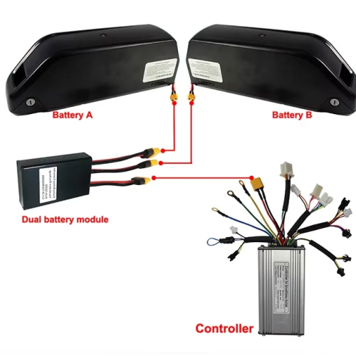 dual battery balance discharger module, 20 72v dual battery parallel equalizer for electric bicycle range extension