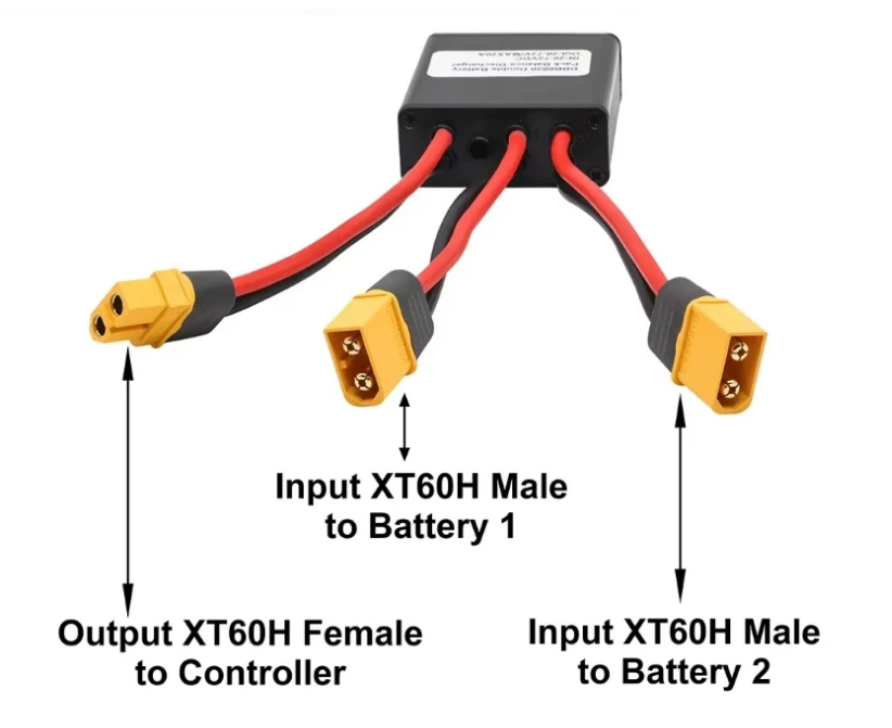 dual battery balance discharger module, 20 72v dual battery parallel equalizer for electric bicycle range extension dual battery balance discharger module, 20 72v dual battery parallel equalizer for electric bicycle range extension