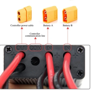 dual battery balance discharger module, 20 72v dual battery parallel equalizer for electric bicycle range extension