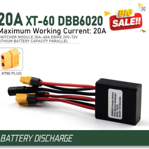 dual battery parallel discharge converter 20v 72v for e bike