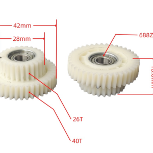 bafang rm g120 250w helical nylon gear assembly | 26t 40t spiral plastic replacement gear