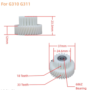 bafang fm g310 g311.250.d front hub nylon gear set | 250w helical planetary replacement gear