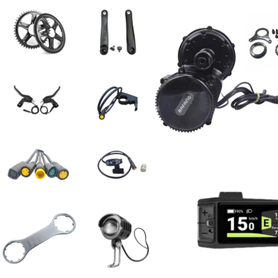 bafang g340 48v 750w can bus mid drive motor with dpc080 bluetooth color display complete e bike conversion kit