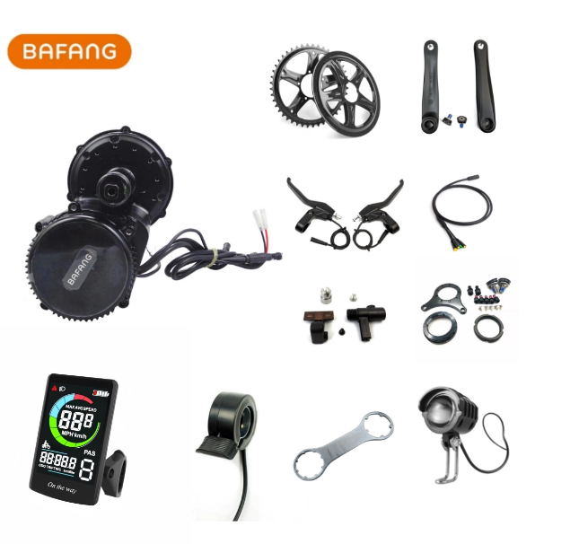 bafang g340 bbs02b 48v 750w mid drive motor kit with c13 color display for e bike conversion bafang g340 bbs02b 48v 750w mid drive motor kit with c13 color display for e bike conversion
