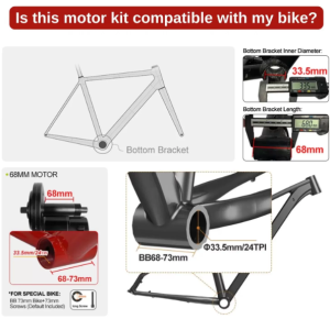 bafang g340 bbs02b 48v 750w mid drive motor kit with c13 color display for e bike conversion