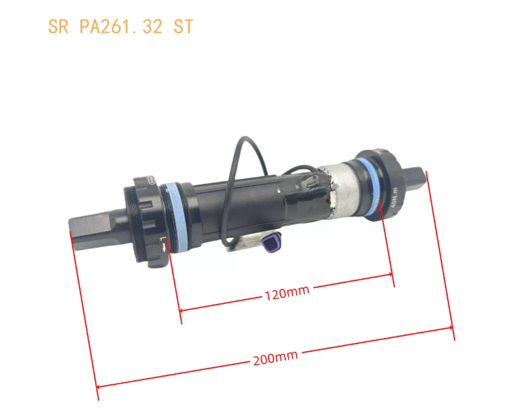 bafang torque sensor pa261.32.st, 120mm bottom bracket 200mm total length pas mid axle bafang torque sensor pa261.32.st, 120mm bottom bracket 200mm total length pas mid axle