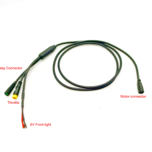 bafang 1t3 eb bus main cable throttle & light harness for m500 m600 m560 m820 m410 m510 mid drive motor