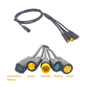 bafang mid drive / hub motor controller 1t4 main cable assembly eb bus display throttle brake lever harness
