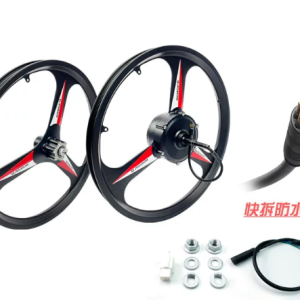 electric bike conversion kit: 36v 250w/350w/500w brushless geared hub motor, 20" tri spoke wheel