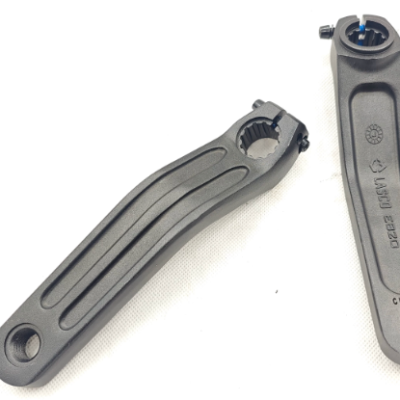 152mm / 170mm aluminum snow bike crank arms for bafang m510 m560 m630 mid drive motors