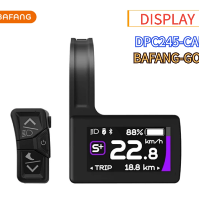 dpc245 bluetooth 5.0 lcd display for bafang m510 m560 m600 m820 mid drive e bike dashboard