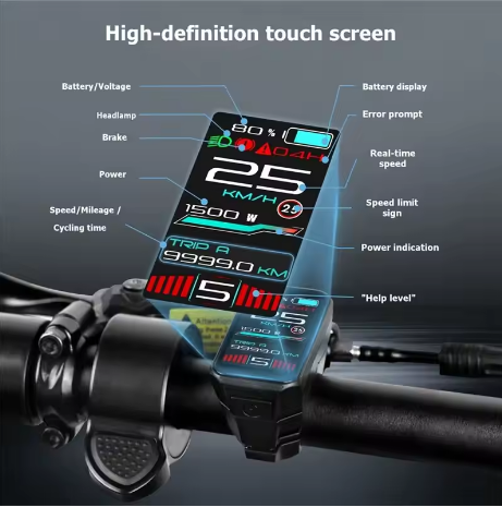 display vd18mt electric bike computer display for bafang can protocol ebike mid drive motor 5pin ebike display display vd18mt electric bike computer display for bafang can protocol ebike mid drive motor 5pin ebike display