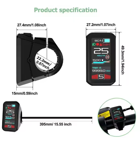 display vd18mt electric bike computer display for bafang can protocol ebike mid drive motor 5pin ebike display display vd18mt electric bike computer display for bafang can protocol ebike mid drive motor 5pin ebike display