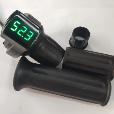 half twist throttle led voltage display 12 84v e bike scooter accelerator