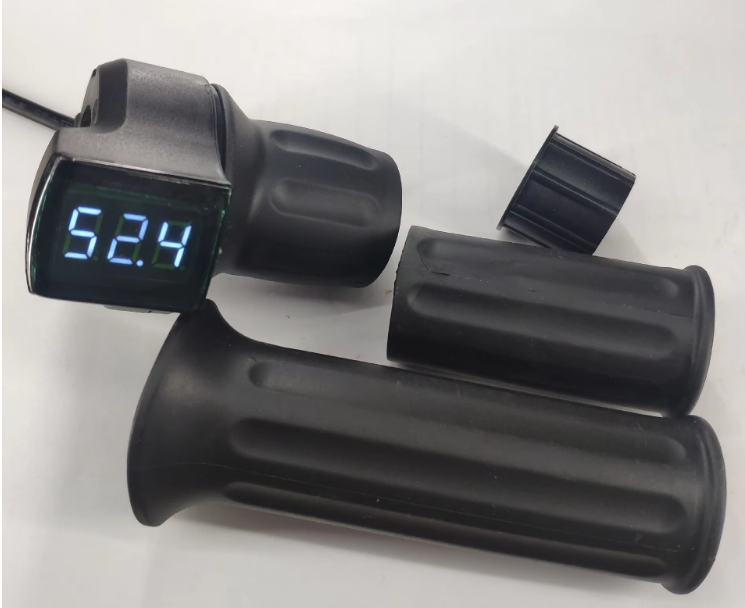 half twist throttle led voltage display 12 84v e bike scooter accelerator half twist throttle led voltage display 12 84v e bike scooter accelerator