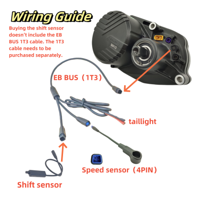 bafang gear shift cut off sensor for m410 m500 m510 m560 m600 m630 m820 mid motor need y extension cable